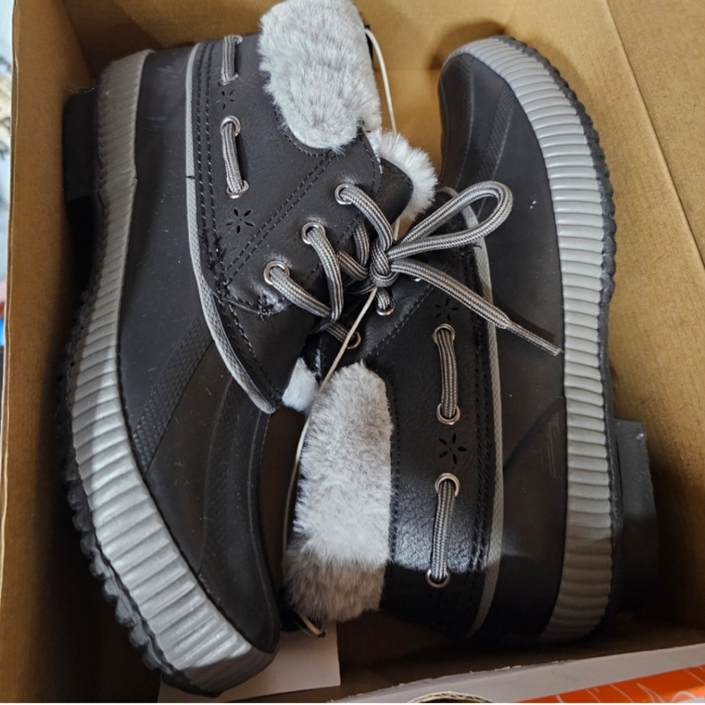 JSPORT Boots Woman's Waterproof Duck Faux-fur All-weather Shoes … - Picture 4 of 4